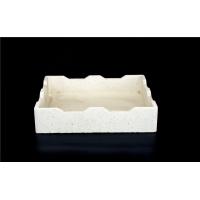 China Square White Ceramic Kiln Furniture For Sinter Calcined Alumina Powder factory