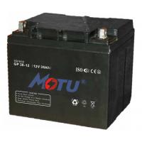 China Less Self - Discharging AGM Deep Cycle Battery Black Color For UPS / Solar / Lighting factory
