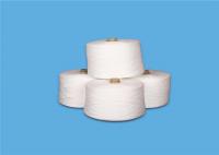 China Ring Spun 100% Polyester Paper Cone Yarn With Raw White And High Strength factory