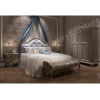 China New Arrival Hand Carved French Style Master Room King Bed FB103 for sale