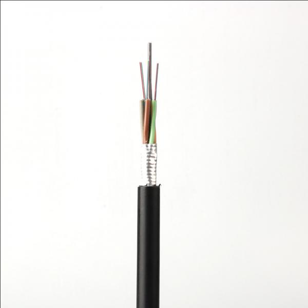 Quality Crush Resistance GYTS Armored Fiber Optic Patch Cable With Flexibility for sale