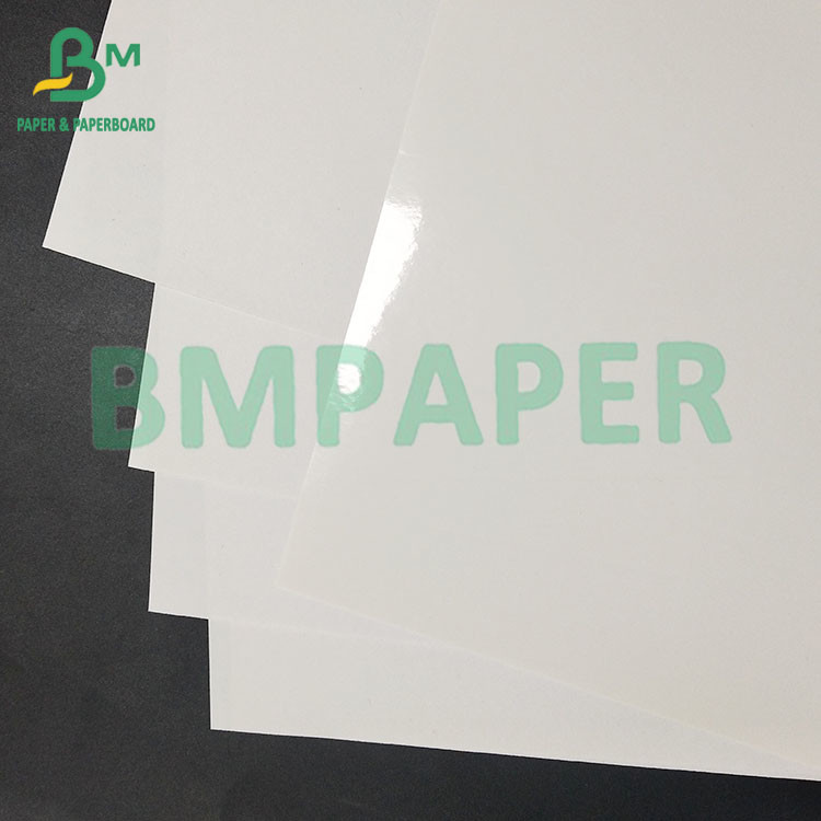 China Strong Moisture Resistance And High Stretch Wet Strength Paper Waterproof Bleached Beer Bottle Labels Paper 70g 80g 90g factory