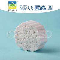 China Disposable Medical Surgical Dressing 100% Cotton Wool Hospital Supplies Fabric Absorbent Dental cotton roll factory