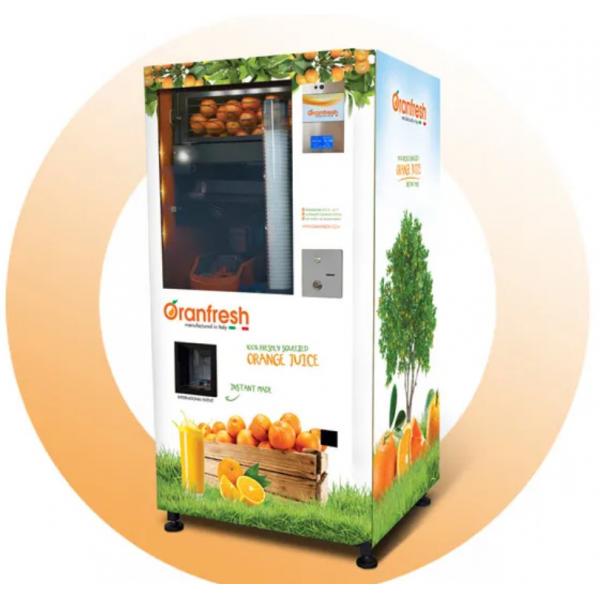 Quality Metal Healthy Fresh Fresh Juice Vending Machine Customized For Fruit Vegetables for sale