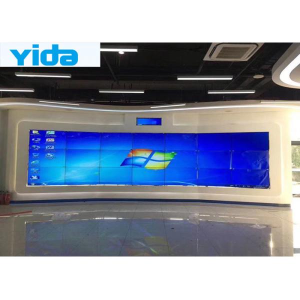 Quality 55 Inch LCD Video Wall 0.88mm Narrow Bezel 3x3 Indoor Meeting Room LG Display for sale
