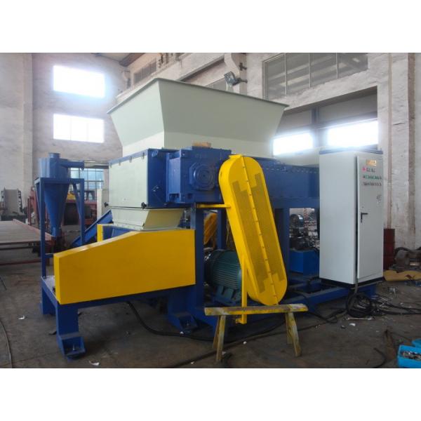 Quality Agricultural Film PLC Control Plastic Shredder Double Shaft Type 45KW Power for sale