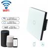 China Wifi Light Switch For Mobile APP Remote Control touch switch white 1 Gang EU Standard factory