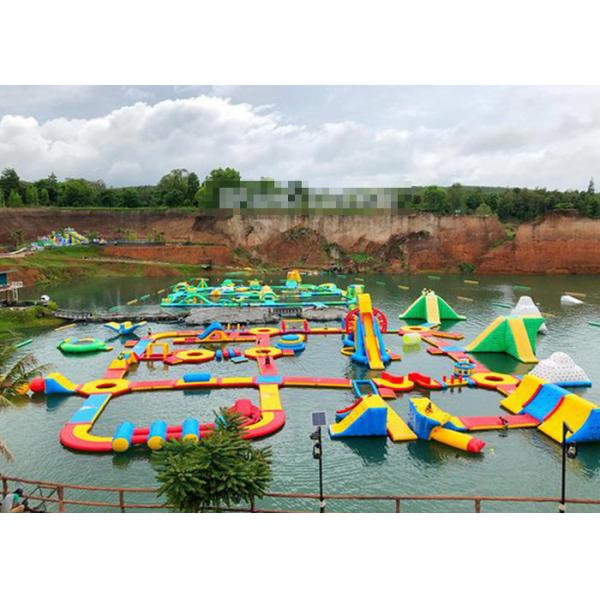 Quality Free Customized Lake Water Games Inflatable Floating Water Playground for sale