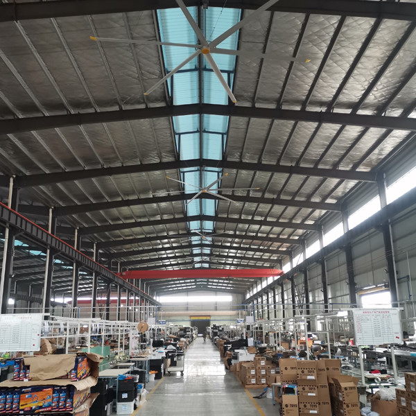 Quality 0.40KW High Speed High Volume Large HVLS Fans For Gym Mall for sale
