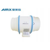 China White Quiet Inline Duct Booster Fan , Small Inline Fan Perfect Seal Condition factory