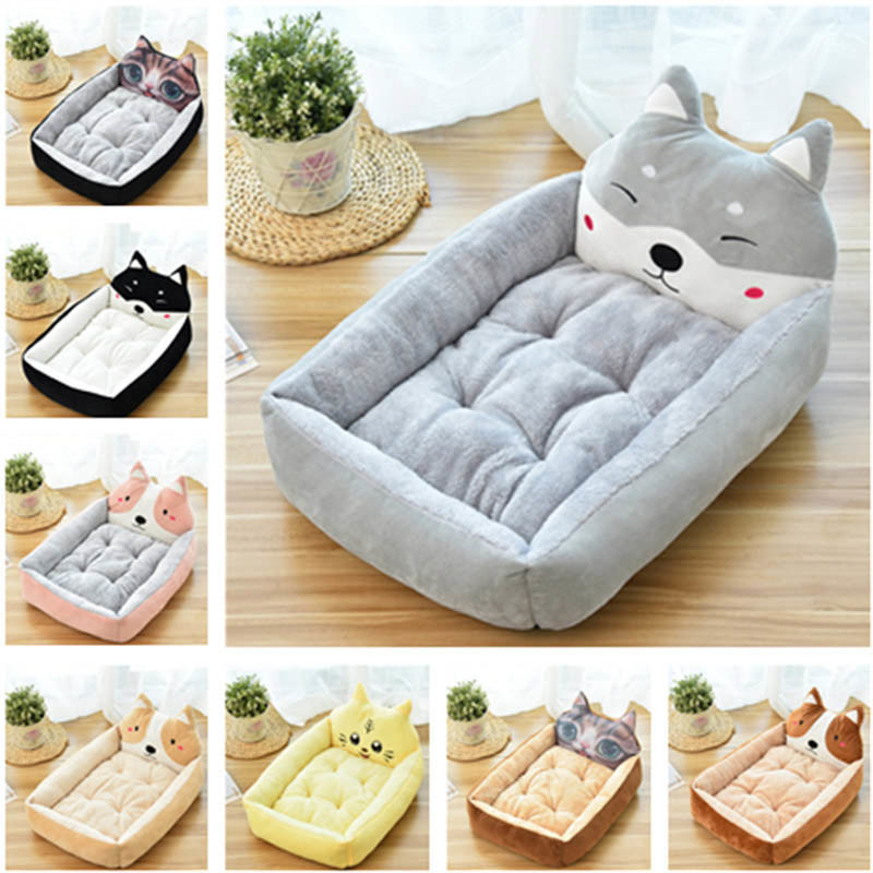 China Mechanical Wash Dog Bed Mat Cute Animal Cartoon Shaped For Pet Kennels factory