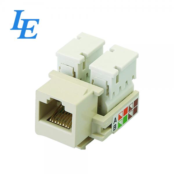 Quality K005-C5E Rj45 Ethernet Jack With Fastener Hats Easy To Assemble / Disasemble for sale