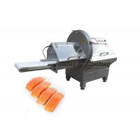 China Thickness Adjustable Frozen Fish Fillet Cutting Machine Capacity 200pcs / Min factory