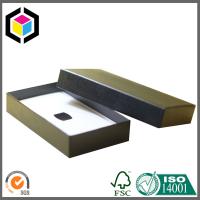 China Recyclable Black Chipboard Paper Gift Box for Jewelry Packaging; Jewelry Paper Box factory