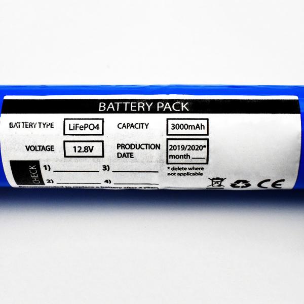 Quality LiFePO4 26650 Rechargeable Battery 3000mAh 12.8V For Emergency Lightings for sale