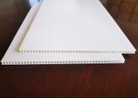 China White Color Corrugated Plastic Sheets For Temporary Outdoor Signage factory
