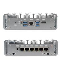 China 6 Gigabit LAN Firewall Mini Pc Intel 6th Gen I3-6100U I5-6200U I7-6500U Support PFsense factory