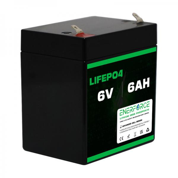 Quality 6V 6Ah Lifepo4 Lithium Ion Battery Rechargeable Energy Storage Battery Box for sale