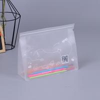 China Waterproof Cosmetic Bag For Purse Makeup Pouch Oem Frosted Translucent Zipper Small factory