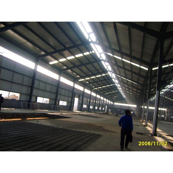 Quality Ready Made Steel Structures Garment Factory Building / Multi Spans Metal for sale