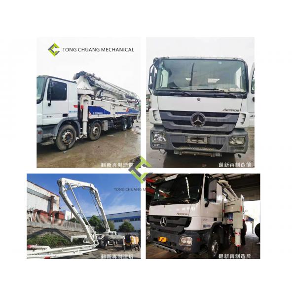 Quality Reproducing Zoomlion Used Concrete Pump Truck With Mercedes-Benz Chassis 8×4 for sale