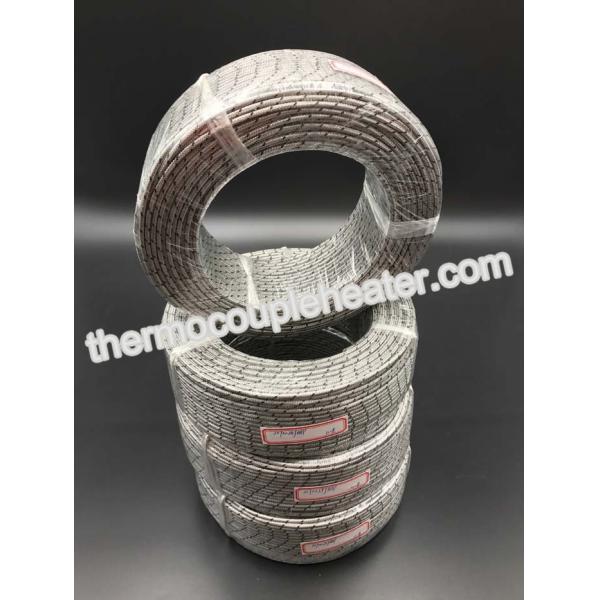 Quality 3 x 19 x 0.18 PT 100 Sheath Nickel Plated Copper Braided Wire Inner Fiberglass Insulation Outer for sale