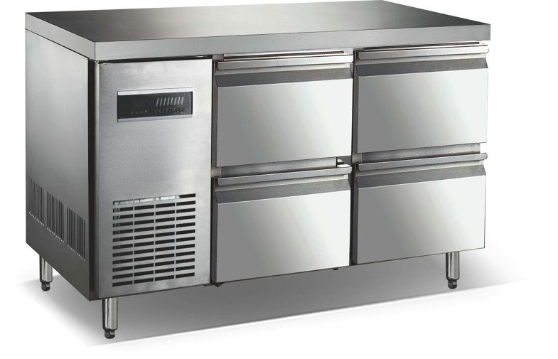 Energy Saving Stainless Under Counter Drawer Deep Freezer 400l For