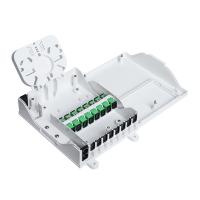 Quality NAP Indoor Fiber Optic Termination Box with 1x8 Splitter White FTTH SC/UPC for sale