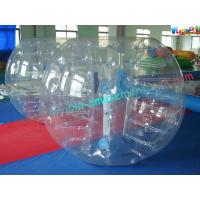 China Giant Body Inflatable Zorb Ball , Inflatable Human Bubble Ball Soccer factory