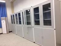 China Factory Price School Lab Furniture CE Approved Aluminum Alloy Wood Storage Cupboard Instrument Cabinet factory