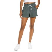 China Hot Sale Summer Plain Green Sports Running Shorts Cotton Causal Women Shorts factory