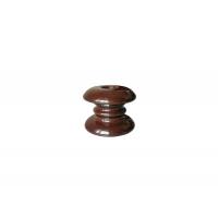 China Special Designed Brown Height 93mm Porcelain Spool Insulators for sale