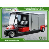 China Red 2 Seater 48v Electric Ambulance Vehicle For Park 1 Year Warranty factory