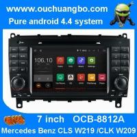 China Ouchuangbo Mercedes Benz w209 w219 audio DVD gps stereo android 4.4 supoort cabus MP3 for sale