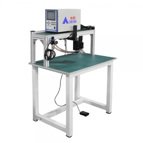 Quality Pneumatic Lithium Battery Tab Spot Welding Machine Table Model 18650 Tab Welder for sale