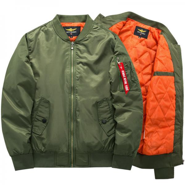 Quality Ma1 Aviator Running Jacket Of 100% Cotton Men's Jacket for sport Winter Tide for sale