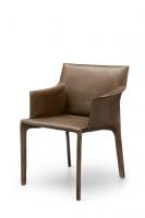 Buy cheap Brown Office Tanned Saddle Leather Chair With Fix And Finished Control from wholesalers