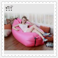 China wholesale custom printed lamzac hangout sofa bed inflatable sleeping bag factory