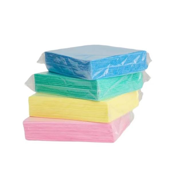 Quality Disposable Non Woven Cloths Food Service Wipes 8 Mesh For Dish for sale