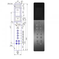 China Customized Elevator Parts Cop Panel Stainless Steel Cop Board Lift Cop factory