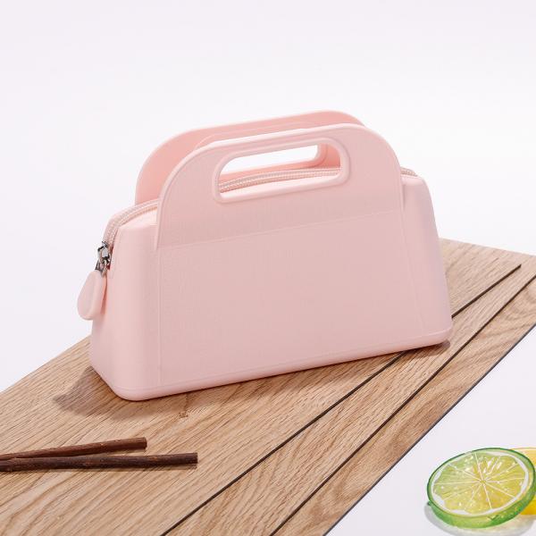 Quality Nontoxic Toiletry Silicone Makeup Bag Multipurpose Leakproof for sale