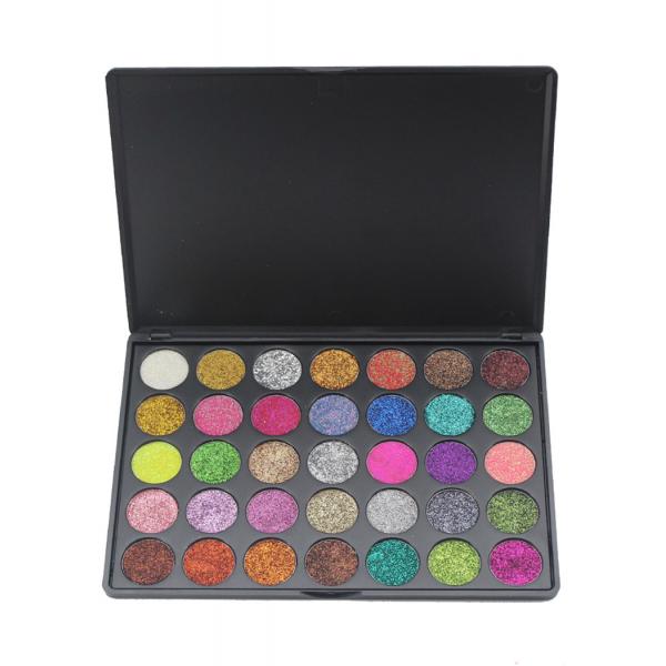 Quality Shimmer Glitter Makeup Eyeshadow Palette Private Label 35 Color for sale