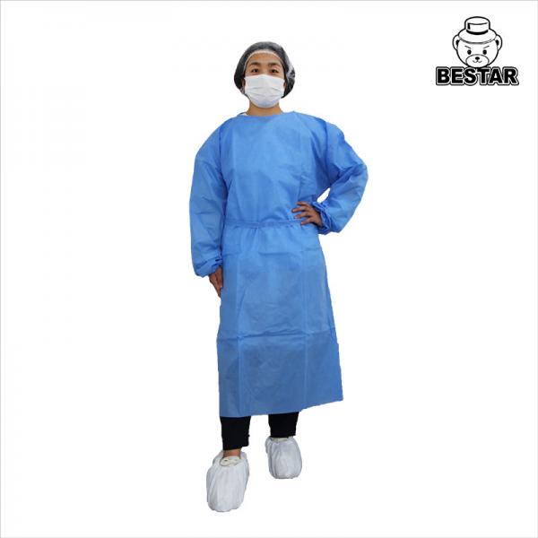 Quality Breathable Disposable Protective Gowns SMS Gown EU2017/745 MDR for sale