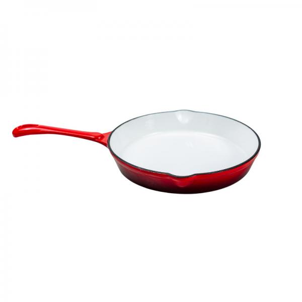 Quality 10 Inch Non Stick Cast Iron Fry Pan For Omelettes BSCI SGS ISO9006 for sale