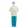 China OEM Hospital Scrub Suit , Disposable Dental Lab Jackets Knit Collar factory