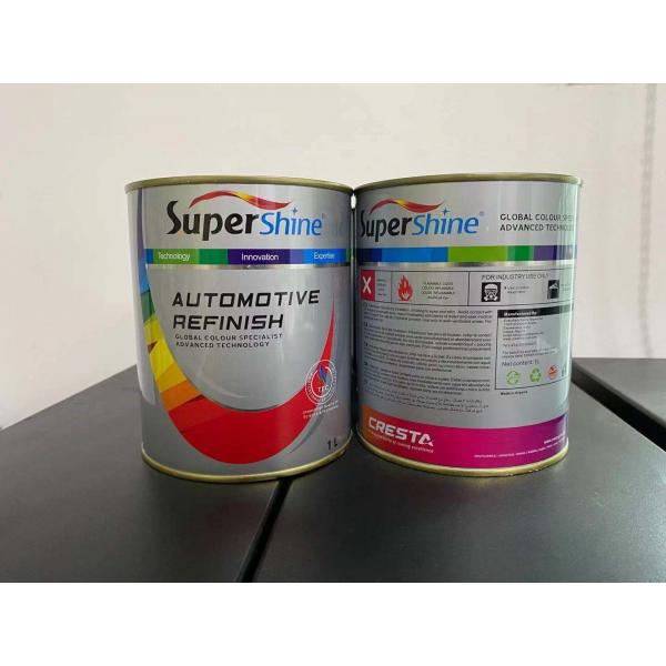 Quality CMYK Automotive Paint Cans 1L Round Tin Containers With Lids for sale