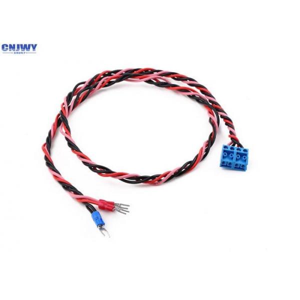 Quality Auto Electrical Cable Assemblies With 3.81mm 2 Pin Terminal Block UL1007 18AWG Wire for sale
