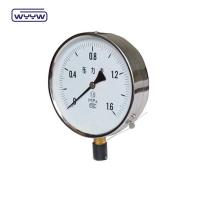 China High Accuracy Stainless Steel Pressure Gauge 6" Calibrated Pressure Gauge factory