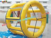 China ODM 0.9MM(32OZ) PVC tarpaulin roller ball, Inflatable Zorb Ball for lake, water park factory