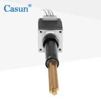 China Black Lead Screw Stepper Motor Linear Actuator NEMA 11 Helical Pitch 38.1mm For Dispenser factory
